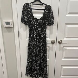 Black and White Polka Dot Dress